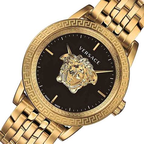 gold versace watches men